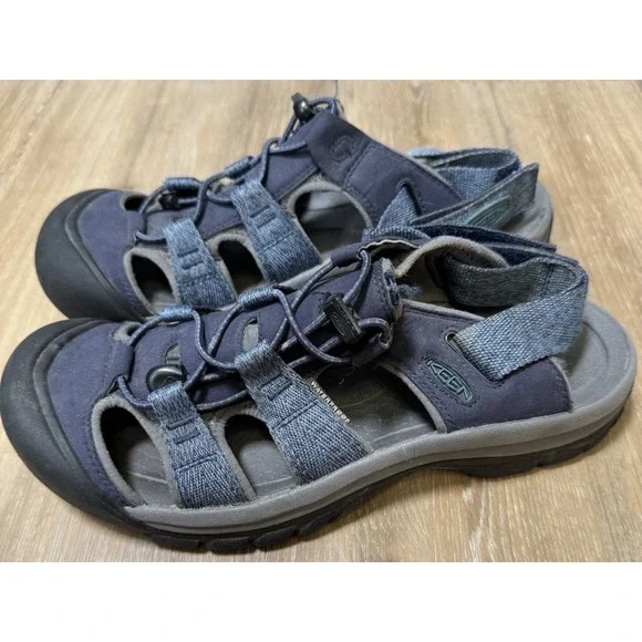 Keen Sandals Navy Strappy Hiking‎ Outdoors - Read Description See Measurements - Picture 4 of 9